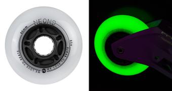 Powerslide Neons Green (Világító LED-es) 80mm/85A