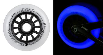 Powerslide Neons Blue (Világító LED-es) 110mm/85A