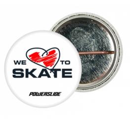 Powerslide We Love To Skate Kitűző